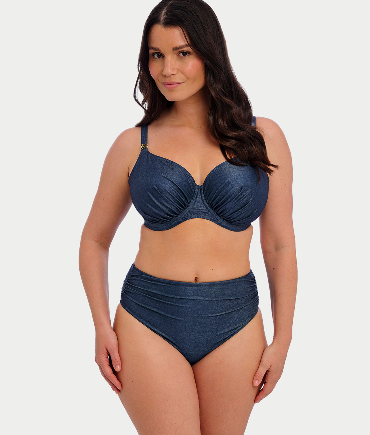 Paros Coast High-Waist Bikini Bottom